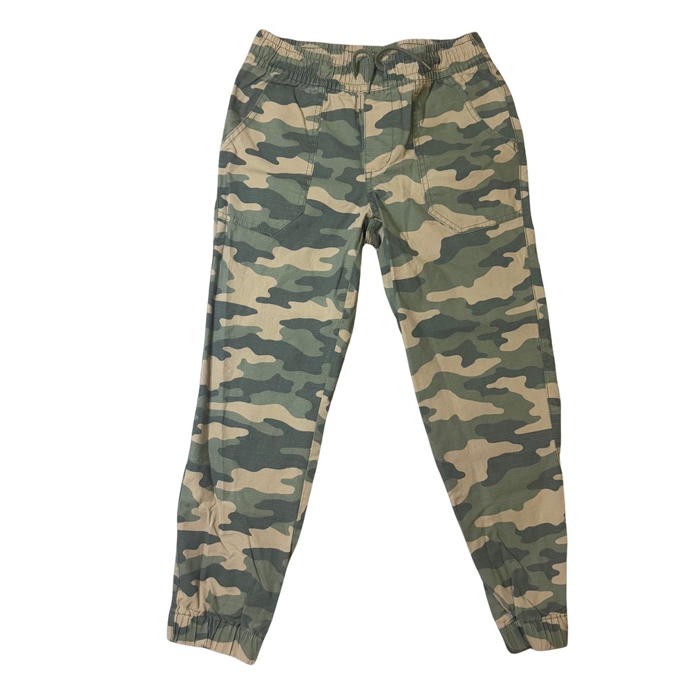 Kids Camo Jogger Pants | Green Camouflage